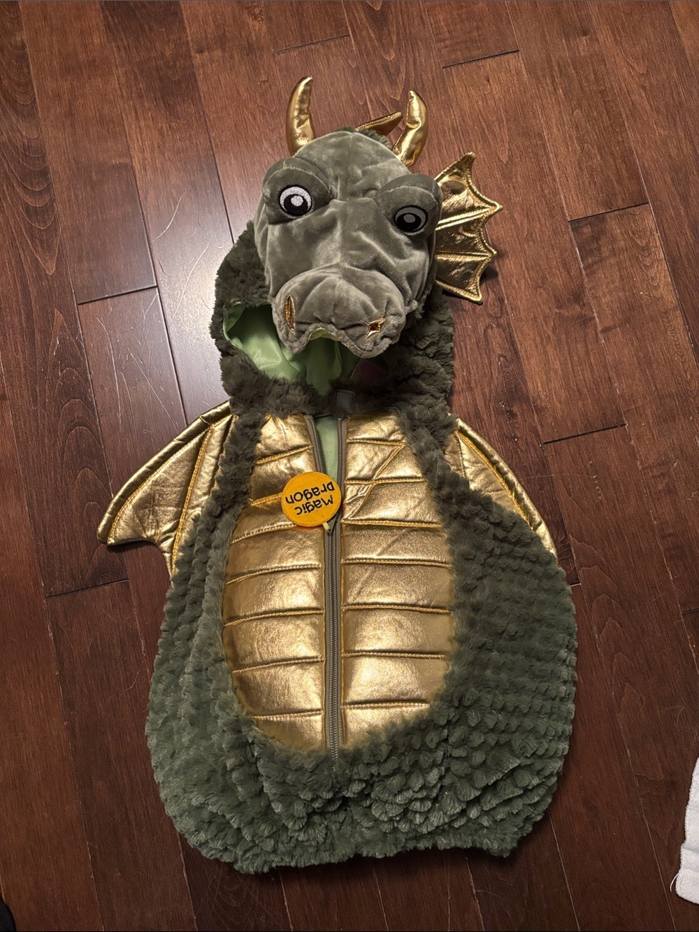 Plush Dragon Costume -24m baby